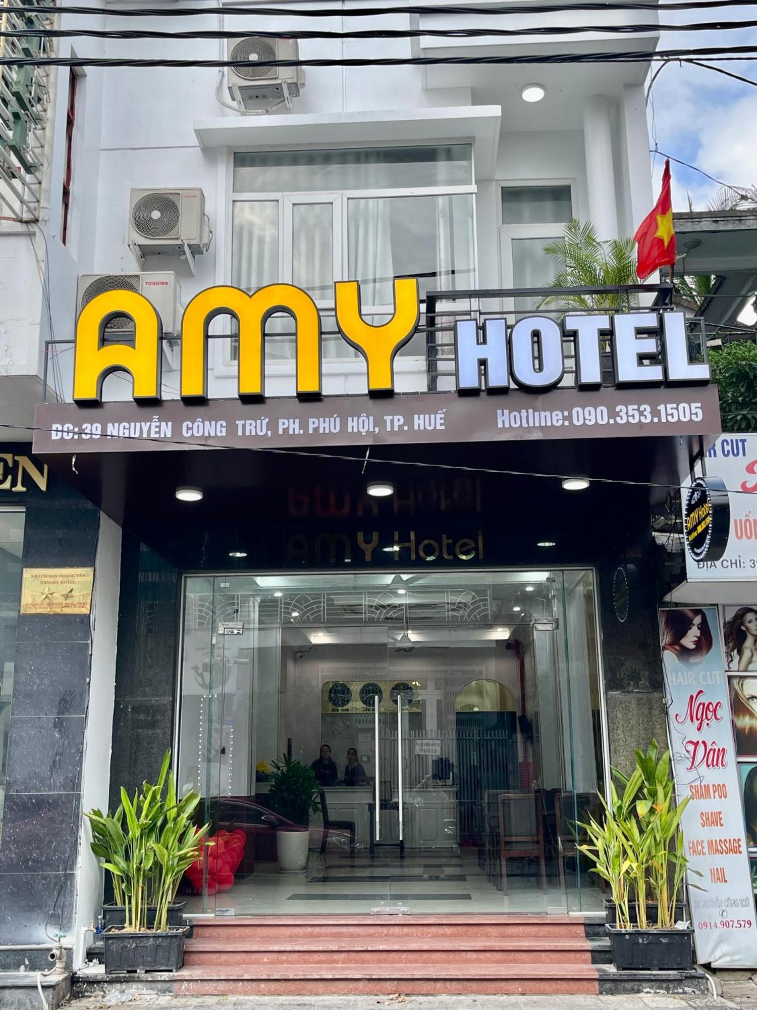 Amy Hotel Hue Esterno foto